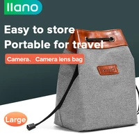 llano digital camera bag dslr camera waterproof bag for sony canon nikon fuji pentax leica olympus drawstring storage pouch bag