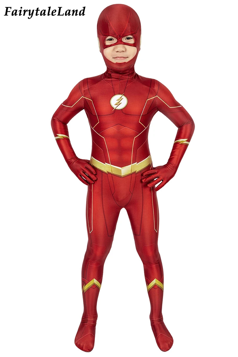 Детский комбинезон с 3D принтом для мальчиков костюм супергероя карнавала