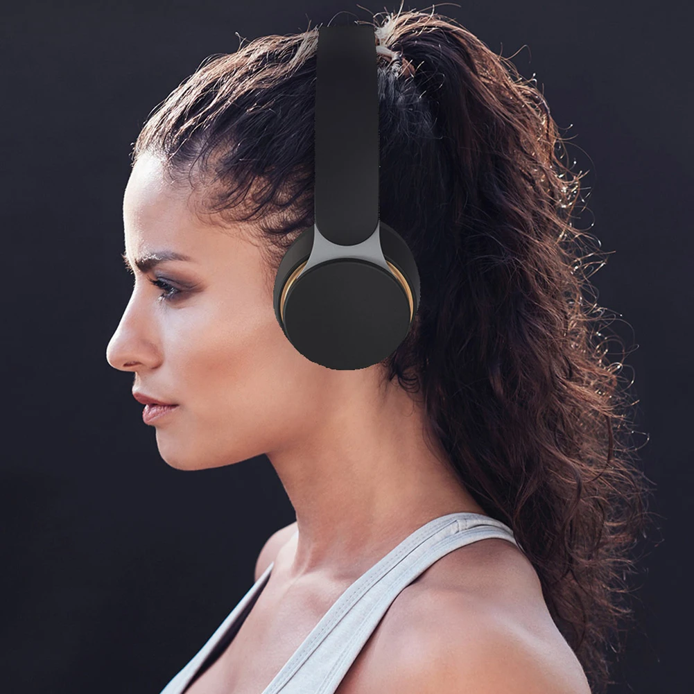 Новый Беспроводной наушники Bluetooth5.0 Складная гарнитура Стерео Игровые С