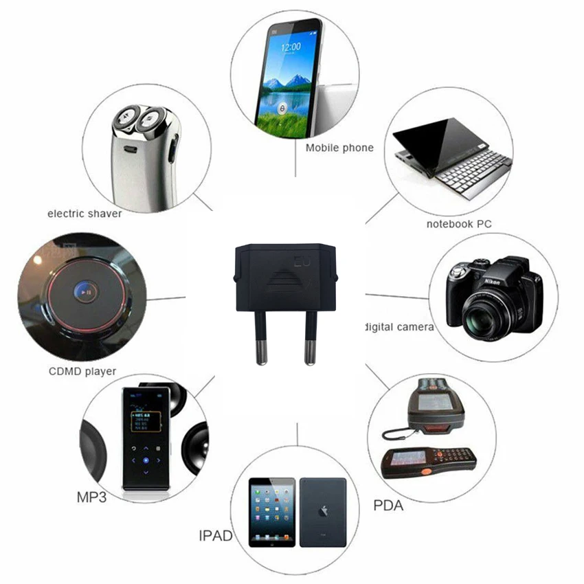 Производитель питания 3А 250В ABS Материал ЕС в Австралию мини-адаптер для Iphone 5 10