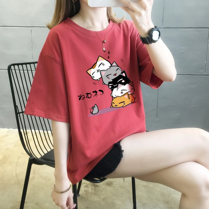 

2020 Tops T Shirt Women Cotton Female Tshirt Cotton