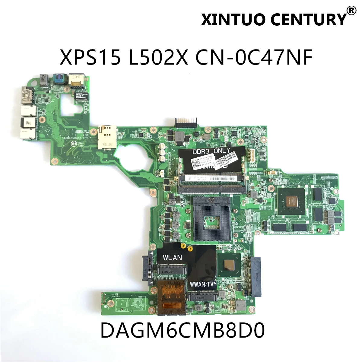 CN 0C47NF C47NF для Dell XPS 15 L502X Материнская плата ноутбука DAGM6CMB8D0 N12P GE A1 GT525M видеокарта 1 ГБ