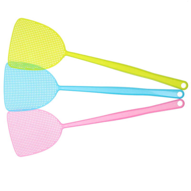 1 шт. пластиковый летучая мышь Прочный Длинный ручка Летучая Мышь убийца комаров