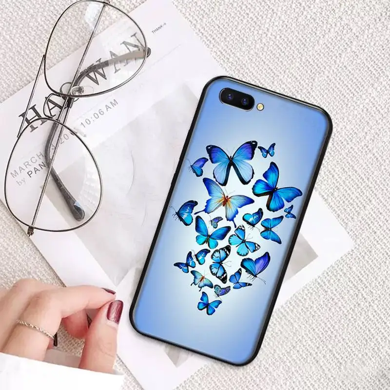 

butterfly beautiful Shiny animal Phone Case For OPPO A ax 3 5 3 37 57 59 37 73 75 83 71 2018 11 1k s PRO