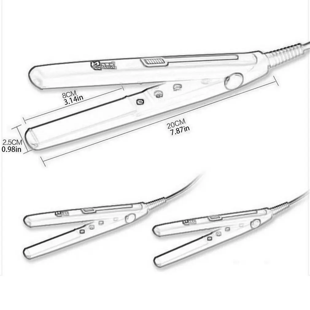 

New Straight-Roll Dual-Purpose Hair Iron Multifunctional Cool Splint Wet And Dry Dual Use One Key Constant Temperature