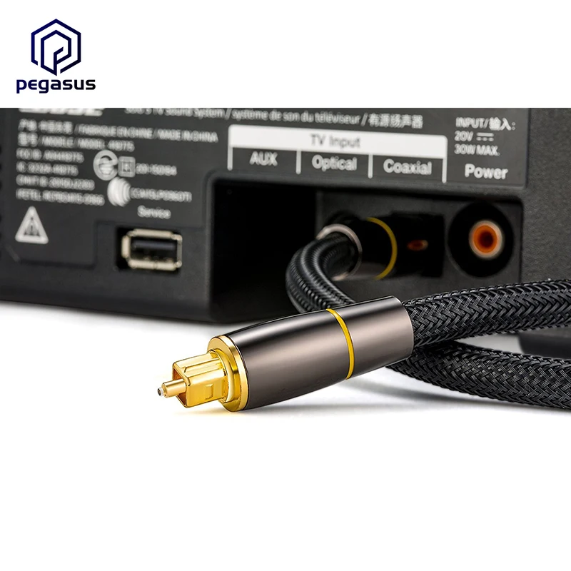 Цифровой оптический волоконный аудио SPDIF выходной кабель 5 1 канальный усилитель