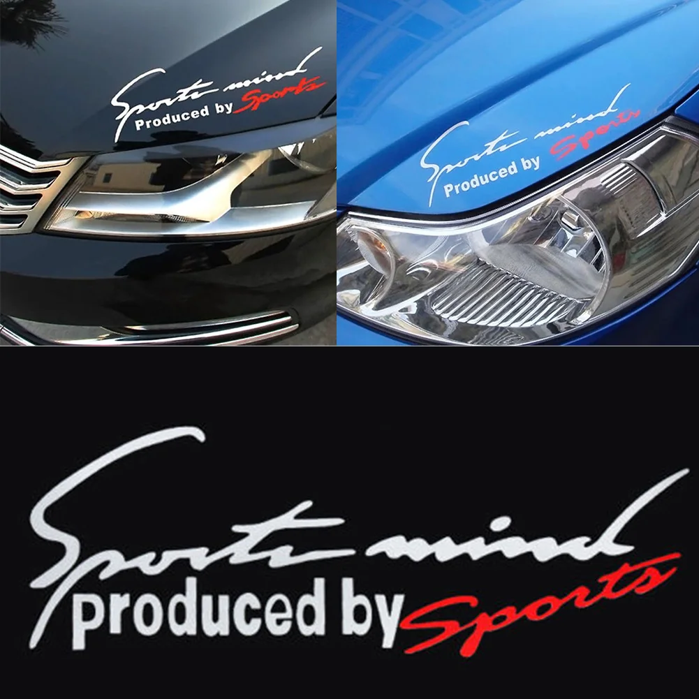 Hot Selling Car Accessories Styling Sports Mind Car Stickers Sports Mind Produced by Sport Decoration Car Eyelids Decal Vinyl