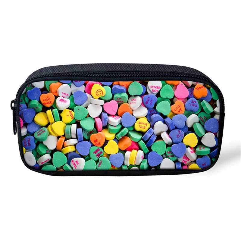 Милый школьный пенал кавайный кот конфеты мультфильм для девочек мальчиков