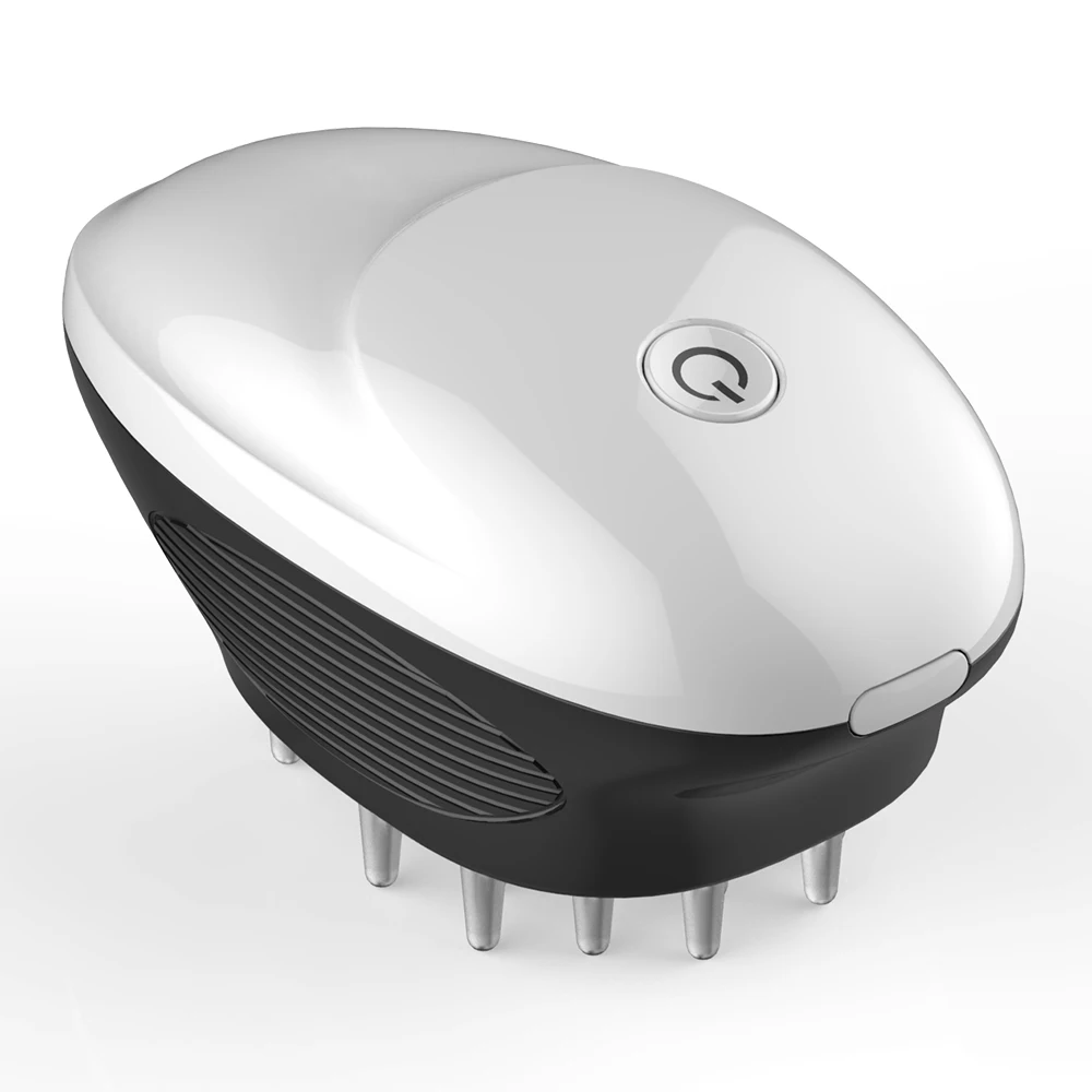 Силиконовый Электрический массажный гребень для кожи головы роста волос