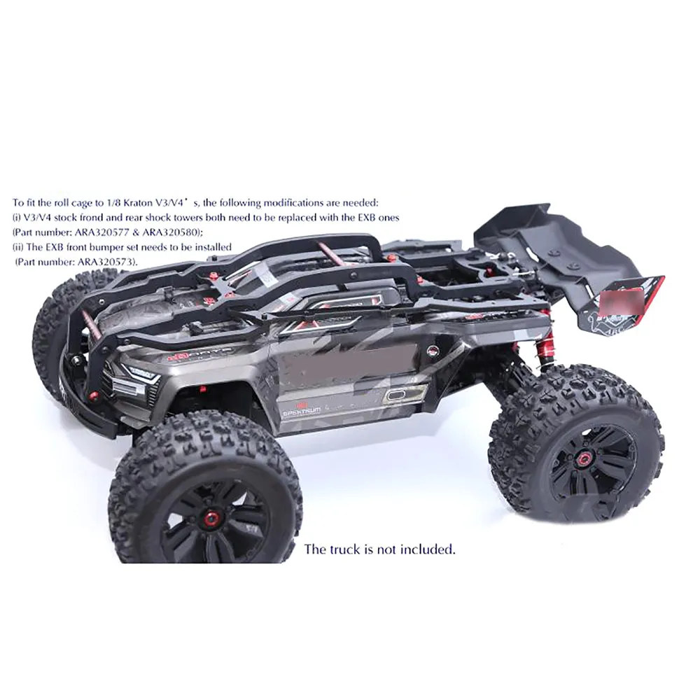 

Protective Nylon Shell Based Roll Cage for 1/8 ARRMA KRATON EXB RC Car Monster Truck Accessories