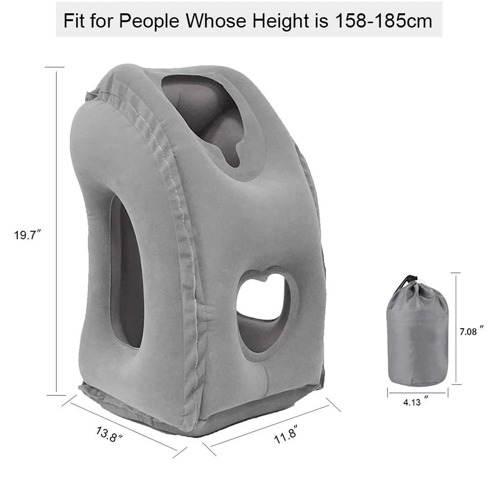 Надувные портативная подушка для путешествий Многофункциональный шеи и головы