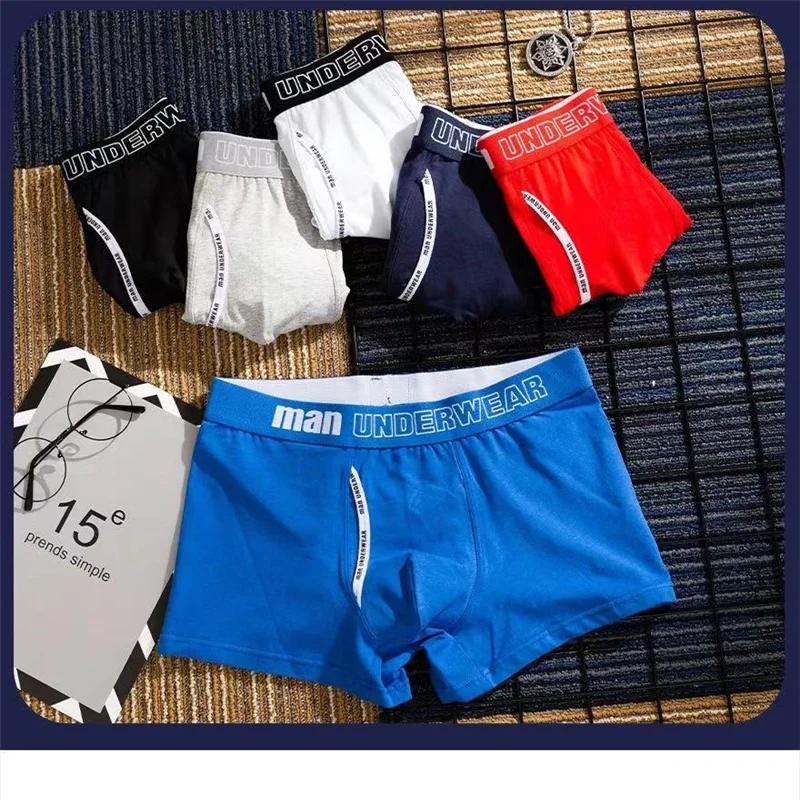 

Boxer Mens Underwear Men Cotton Underpants Male Pure Men Panties Shorts Underwear Boxer Shorts Cotton Solid Men's Shorts