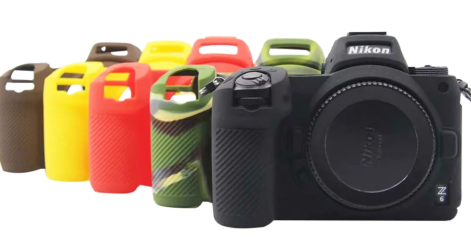 TENENELE сумки для камеры Nikon Z6 Z7 Мягкий силиконовый чехол цветной резиновый защитный чехол для Nikon Z 6/7 прочные аксессуары