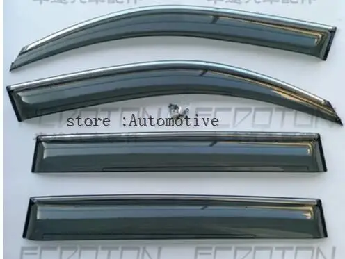 Автомобильные дождевые окна брикет внешние козырек 4 шт. для Toyota Land Cruiser LC200 LC 200 10 11