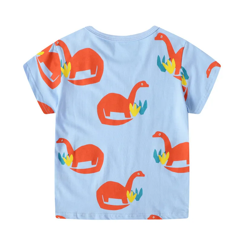 

New Arrival Summer Animals Print Baby T shirts Fashion Cotton Boys Girls Tops