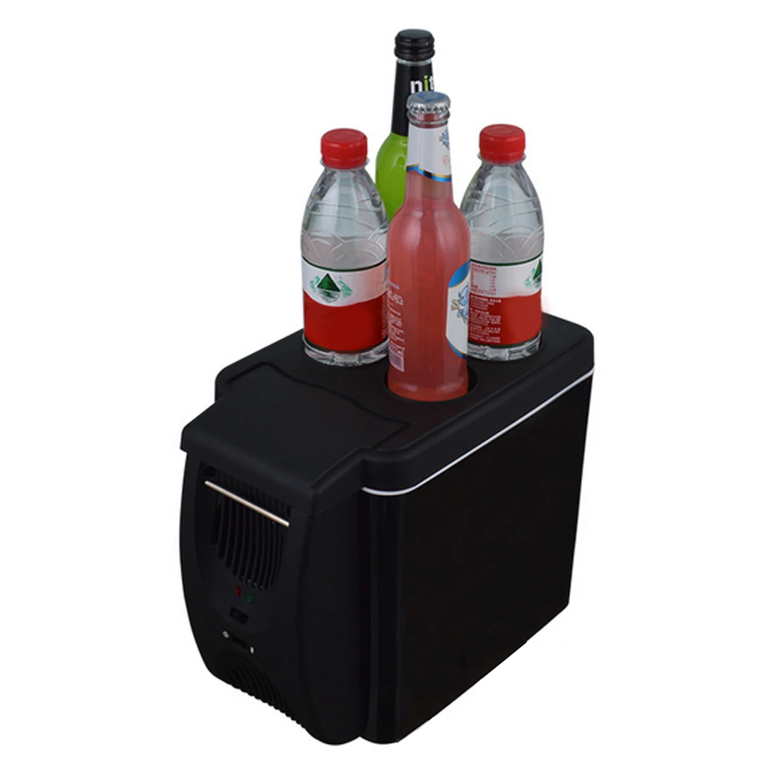 

Mini Car Refrigerator Portable Electric Cooler Less Noise Environmentally-friendly with Shoulder Strap Travel Refrigerator