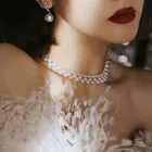 2021 новый дизайн массивное ожерелье-чокер из искусственного жемчуга для женщин Модная бижутерия свадебные украшения ожерелья подарки