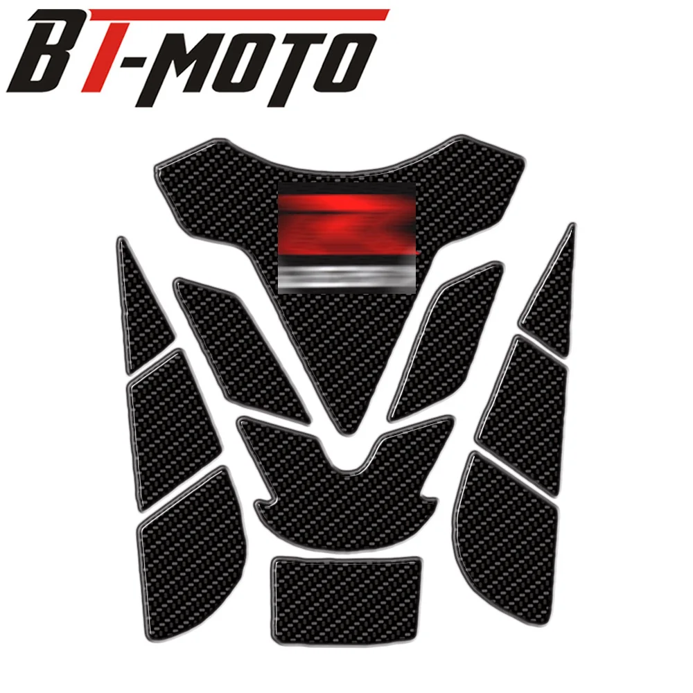 3d наклейки из углеродного волокна для украшения аквариума мотоцикла и рыбы