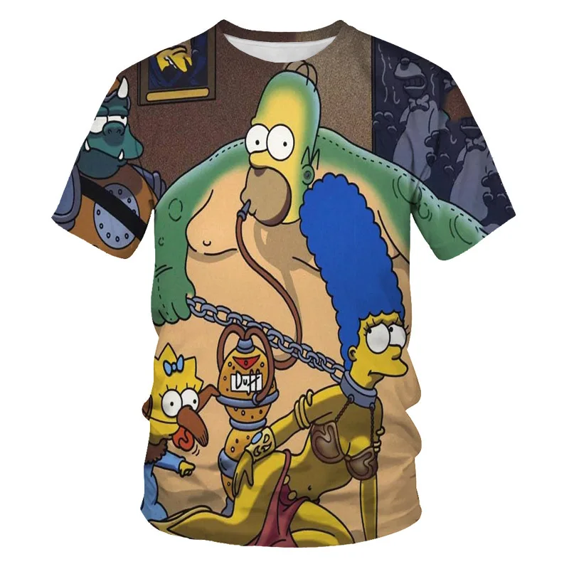 

2021 summer hot sale men's and women's T-shirt fashion digital print t shirt 3d fashion casual sports T-shirt short sleeve