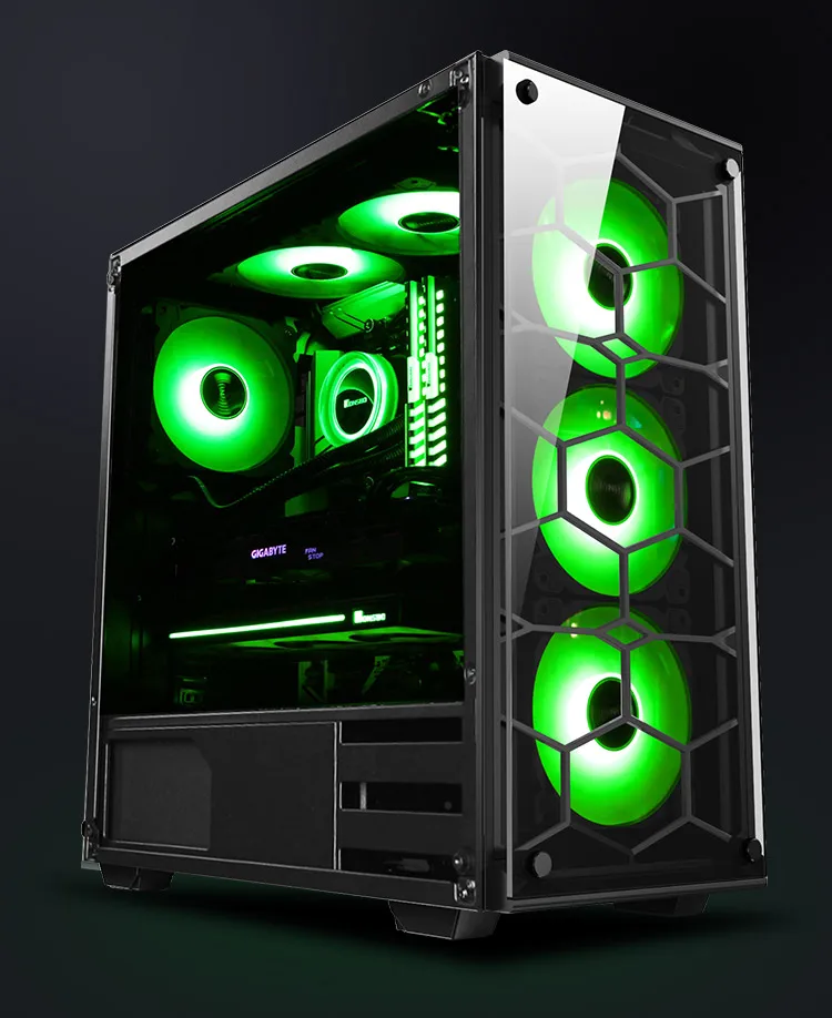Башенное шасси JONSBO T02 Black medium ATX/Поддержка водяного охлаждения 240 | Компьютеры и