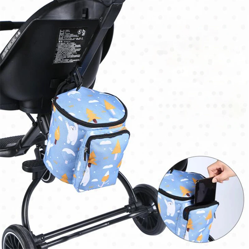 

Органайзер для детской коляски, водонепроницаемая вместительная сумка-крючок для подгузников, для путешествий, аксессуары для коляски