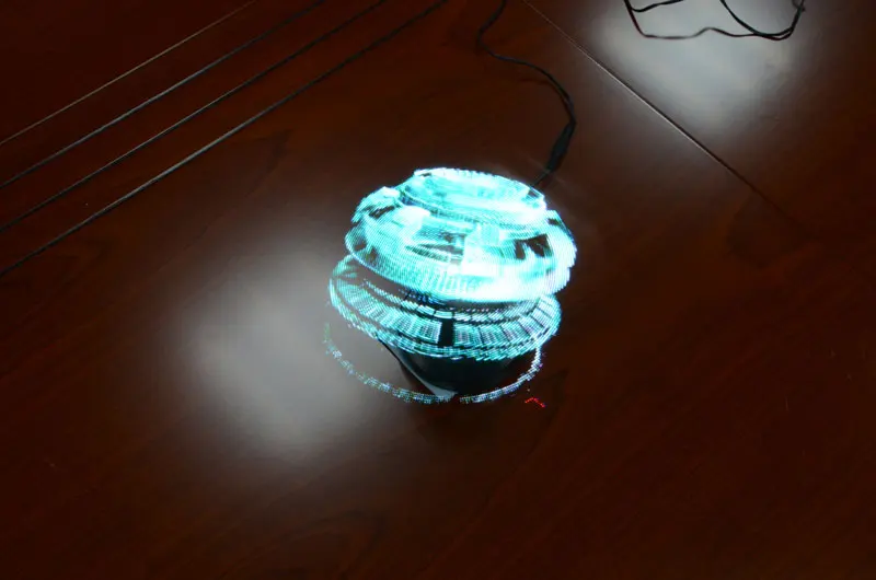 3D wifi голограмма проектор лампа вентилятор коммерческий дисплей рекламный логотип светильник ing 3D небрежный глаз светодиодный светильник вентилятор Поддержка пользовательского логотипа