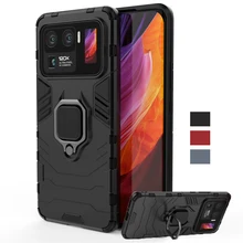 For Xiaomi Mi 11 Ultra Case Cover Magnetic Ring KickStand Holder Shockproof Bumper Armor Phone Cover For Xiaomi Mi 11 Ultra Case