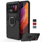 Чехол для Xiaomi Mi 11 Ультра чехол с магнитным кольцом подставка держатель ударопрочный бампер армированный чехол для телефона для Xiaomi Mi 11 Ультра чехол