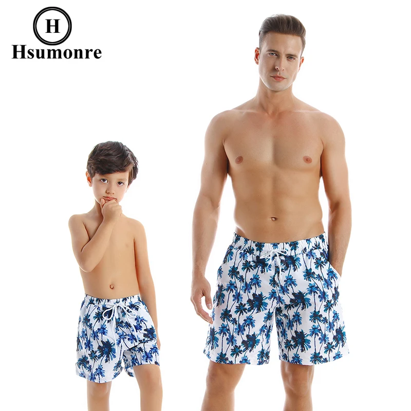 Мужская пляжная одежда шорты синий цвет свимбек спортивные для семьи отдыха и