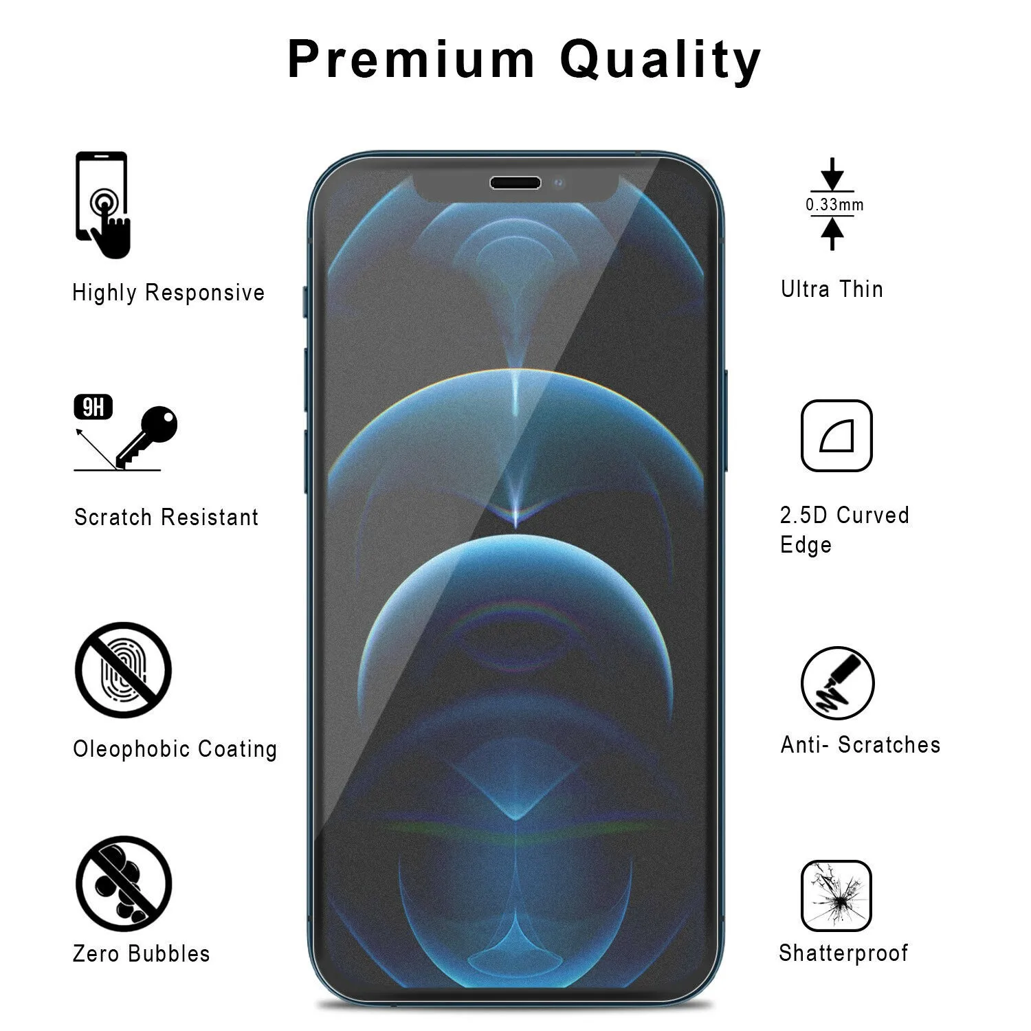 1 шт. ультратонкое прозрачное закаленное стекло для защиты экрана предотвращает