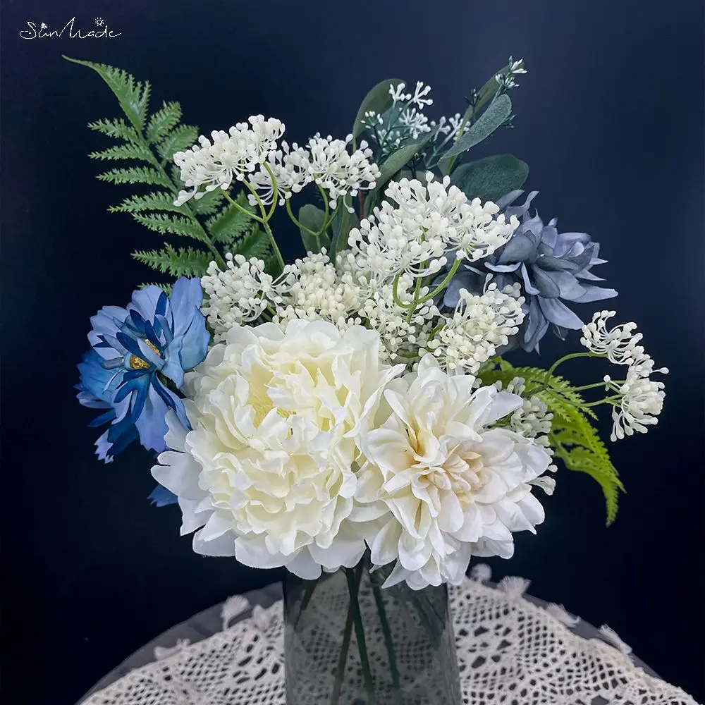 SunMade Пластиковые искуственные цветы в виде диких цветов детские дышащие ветки