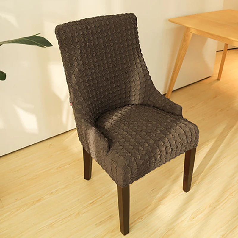 

Dining Table Chair Cover Hotel Funda de silla Modern Minimalist European Elastic Stool Cover Nordic Style All-inclusive Cover