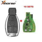 Чип дистанционного ключа Xhorse VVDI BE Key Pro для Benz XNBZ01EN, улучшенная версия V3.1, можно выбрать корпус смарт-ключа, 3 кнопки