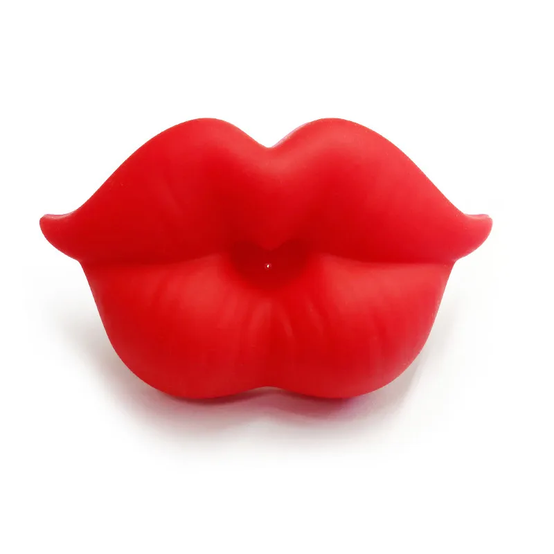 Детская соска красный поцелуй губы пустышка забавные силиконовые детские соски