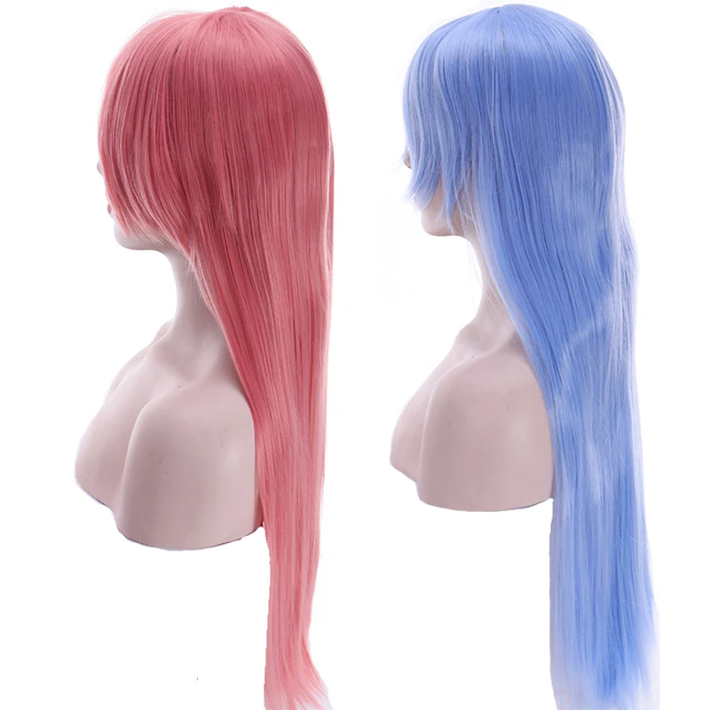 AILIADE розовый небесно голубой 30 дюймов Длинные Staight косплей парик высокая