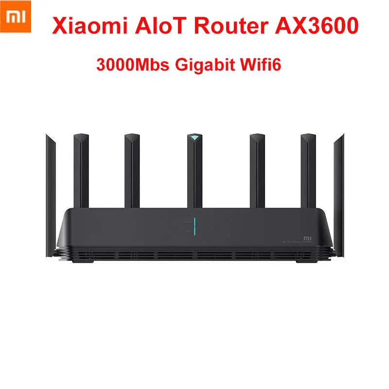 Маршрутизатор Xiaomi AIoT AX3600 Gigabit WiFi 6 2976 Мбит/с антеннами 512 Мб OFDMA MU MIMO 2 4G 5G Core