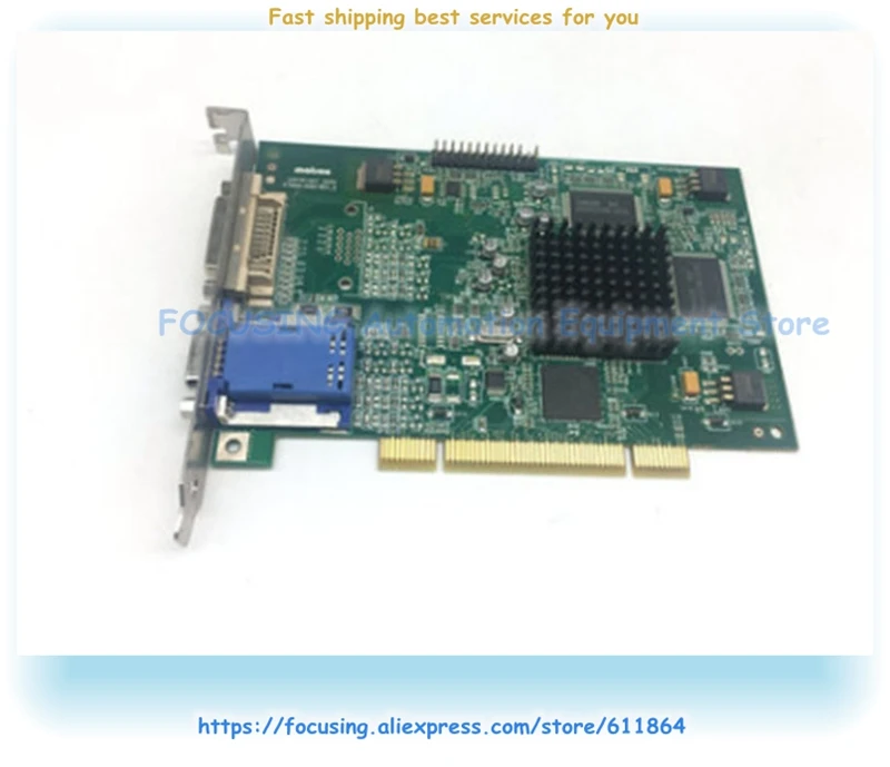 MATROX G450 G45FMDVP32DB F7003 0301 PCI DVI карта протестирована 7003 0301|Компьютерные кабели и