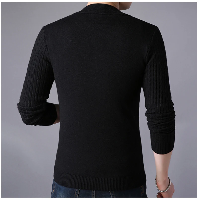 Свитер мужской кардиган Blusa de frio Masculino однотонный Повседневный трикотажный
