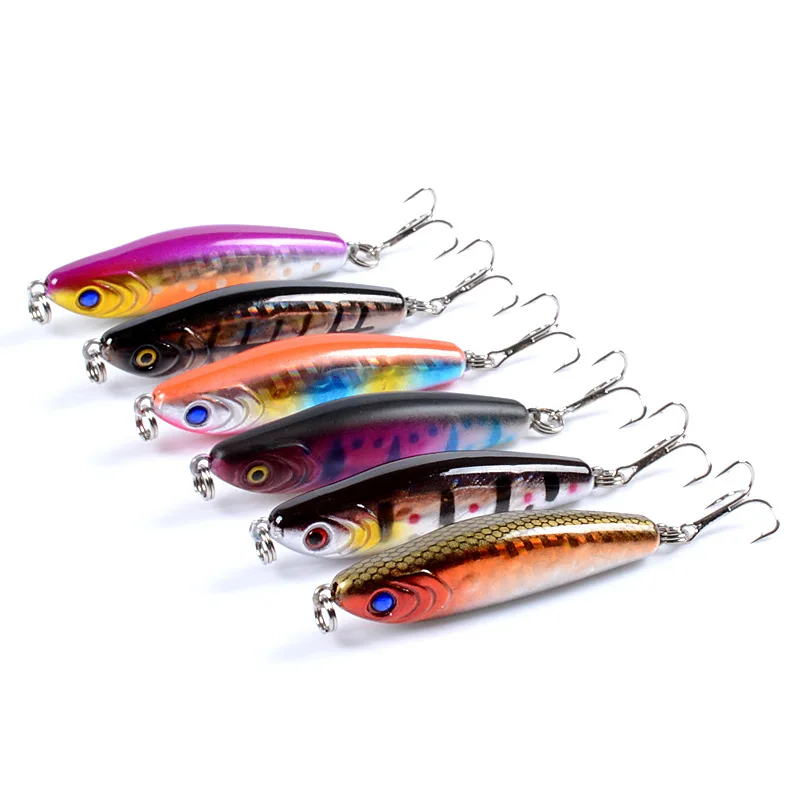 

1Pcs Fishing accessories 6.4cm10g Hard baits Wobbler 3D Eyes rtificial Bait