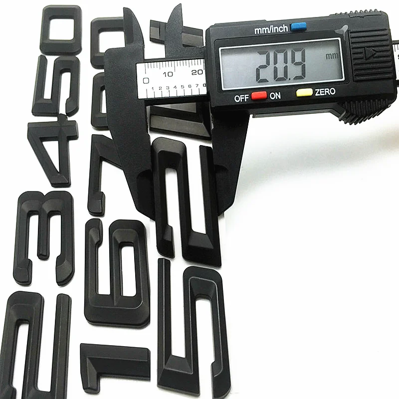 Наклейка для заднего багажника с буквами и цифрами 3D наклейка значок стайлинга