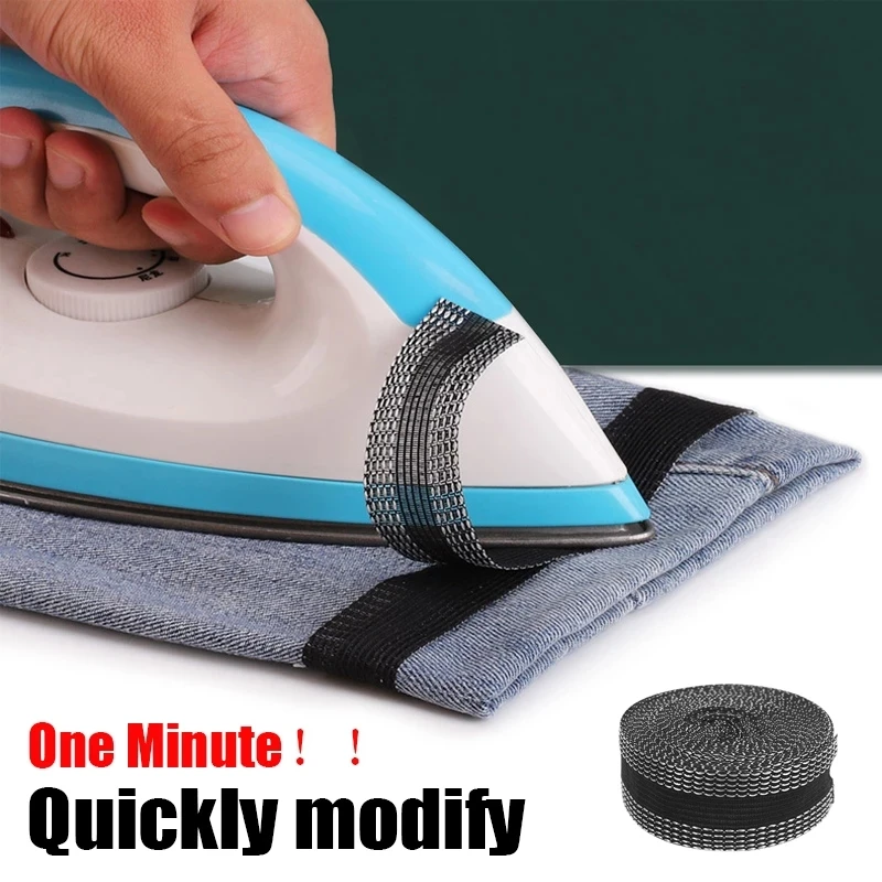 10M Pants Edge Shorten Self-Adhesive Mouth Paste Adhesive Hem At The of Trousers running for edging adhesive hem | Дом и сад