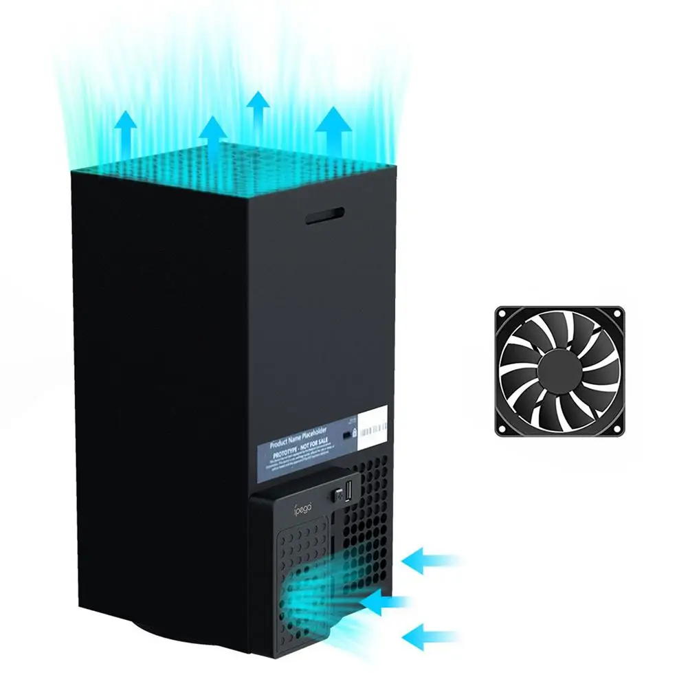 

Вертикальные вентиляторы охлаждения для консоли Xbox серии X, кулер для консоли, внешний вентилятор с USB-портом для игровых аксессуаров XBOX сер...