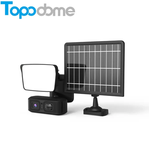 Topodome 2 Мп WiFi 4G SIM TF карта голосовой Интерком солнечная панель низкого заряда батарея Цвет ночного видения двор освещение стены ip-камера в форме лампы