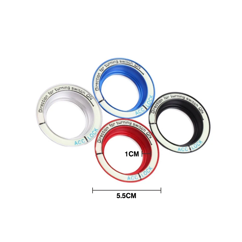 

Автомобильный ключ зажигания, дневной свет, круглая крышка, наклейки, украшение, автомобильные аксессуары