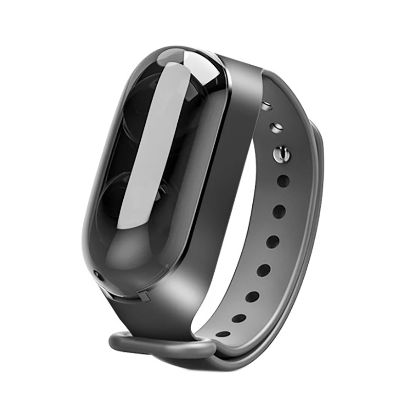 Беспроводные наушники TWS с портативным спортивным браслетом зарядный бокс