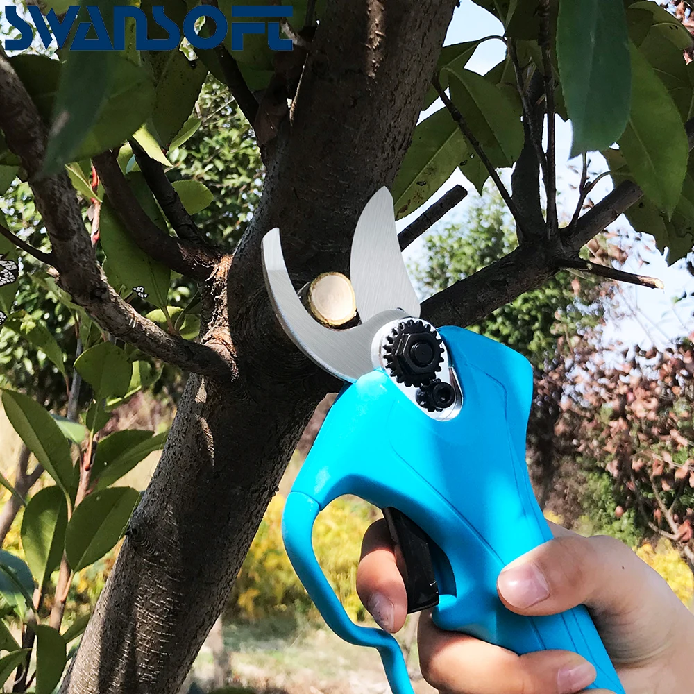 Electric Pruning Shears 16.8V With 2 Battery Optional Extension Rod Vineyard Vines Power Tools Cordless Electric Scissors