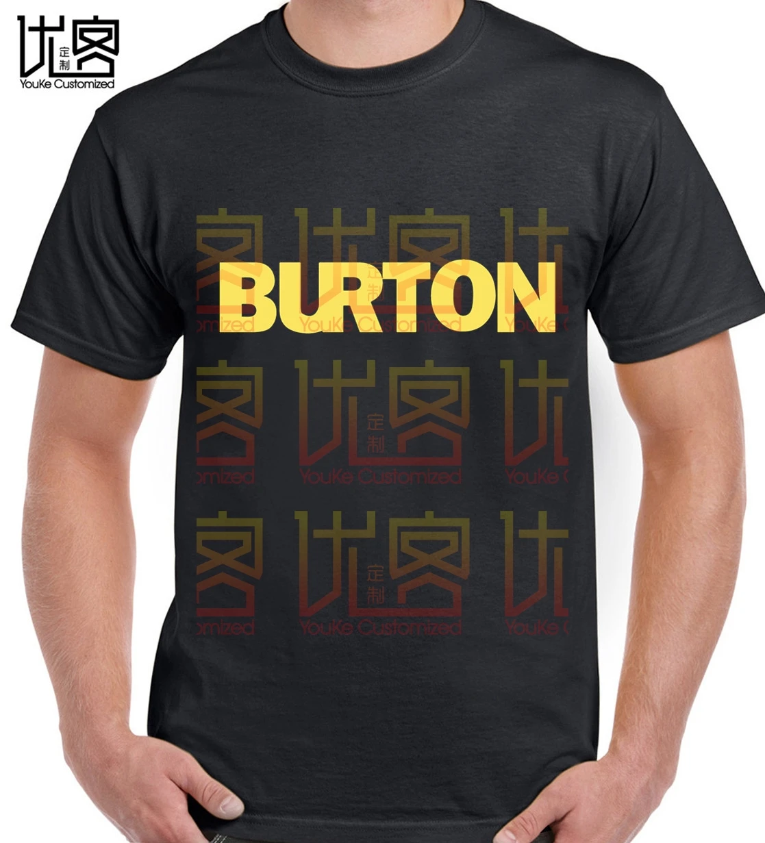 Burton стрелка логотип сноуборд футболка мультфильм Homme Топ футболки мужские крутые