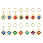 Брелок Genshin Impact Eye of God, 7 элементов, Pyro Cryo Anemo Geo, электромеханизм Dendro, логотип с символом гидро, светящийся брелок, брелок