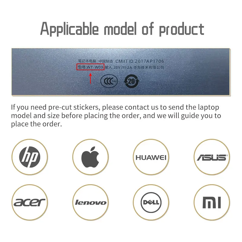 Наклейки сделай сам на ноутбук виниловая обложка для ноутбука Acer/Lenovo/HP/Macbook/Msi 11 6