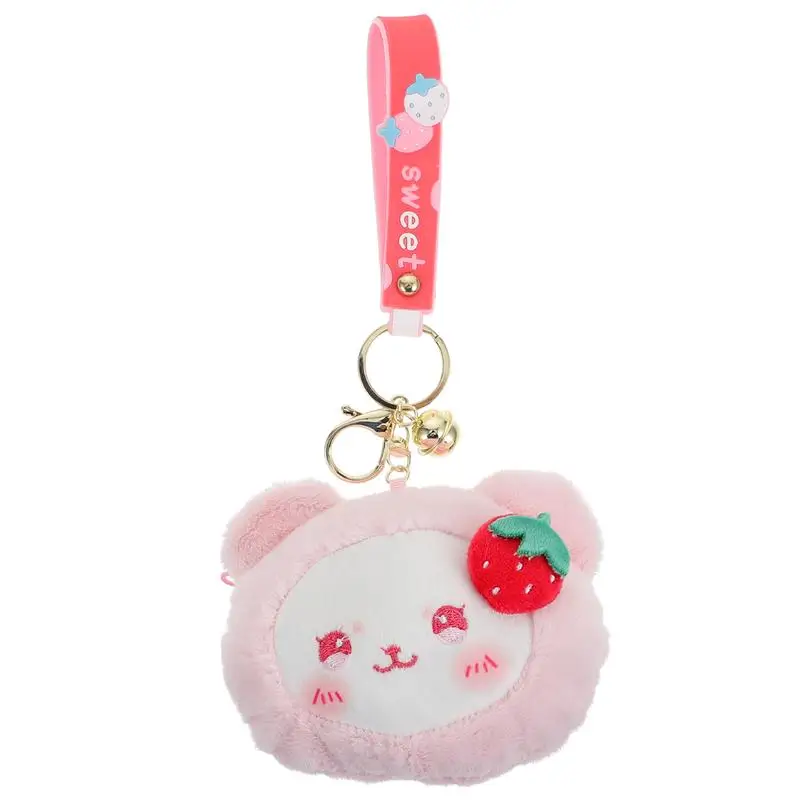 

1pc Coin Purse Keychain Mini Change Purse Key Ring Pendant Adorable Pendant Women Trinket Car bag Key Rings Gift